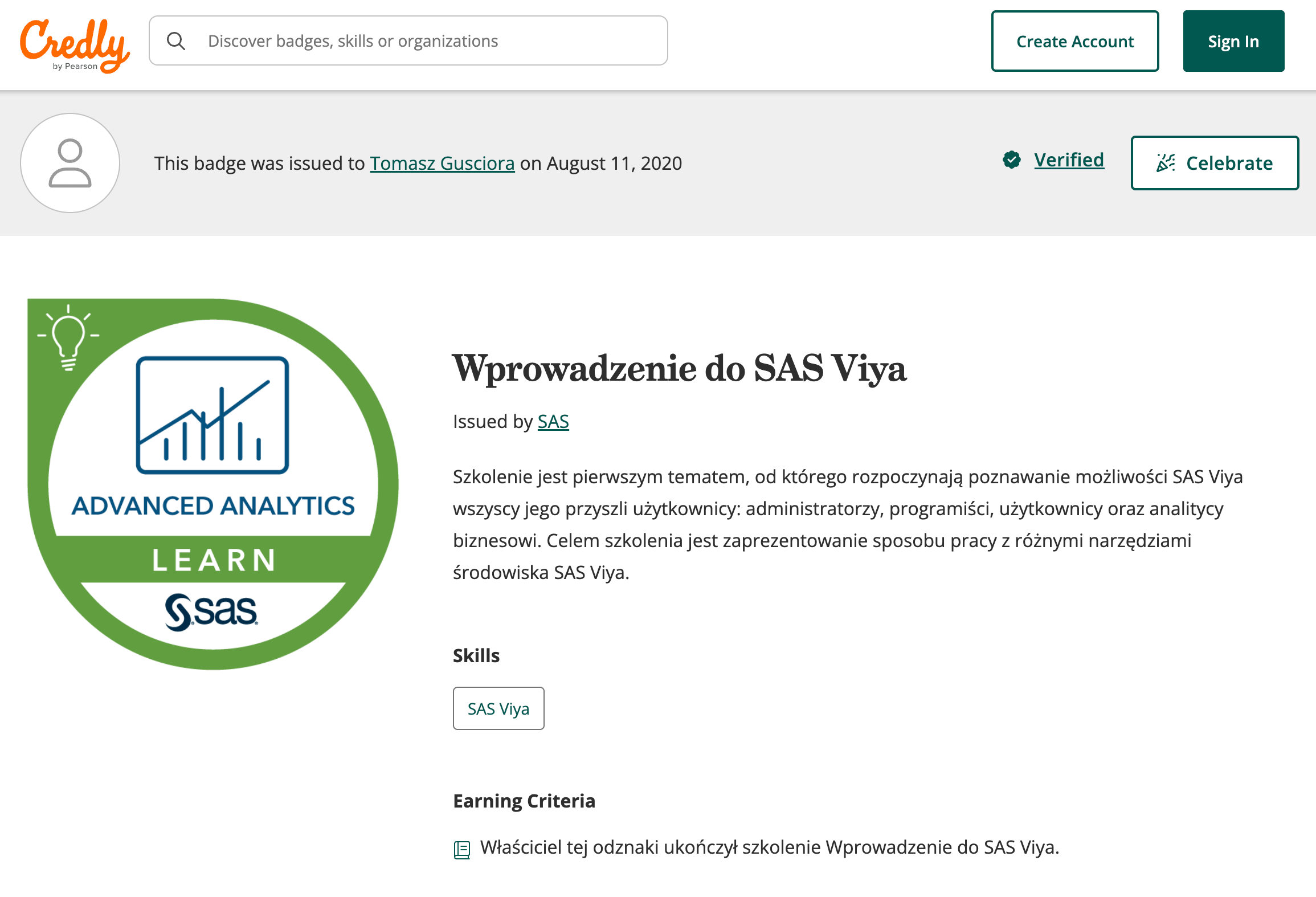 2020-08: SAS Viya: Wprowadzenie