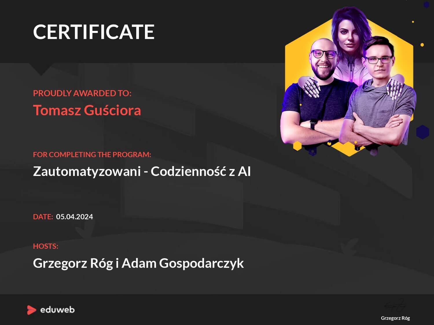 2024-04: Zautomatyzowani - Codzienność z AI